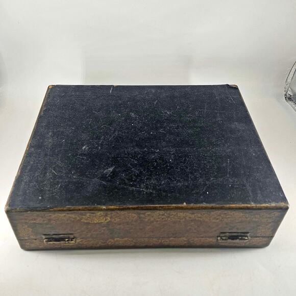 Vintage Wood Romantic Victorian ornate Style storage trinket Jewelry Box - Picture 6 of 7